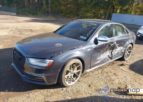 2015 Audi S4 3.0T Premium Plus из США, поврежденный, VIN WAUBGAFL3FA020836